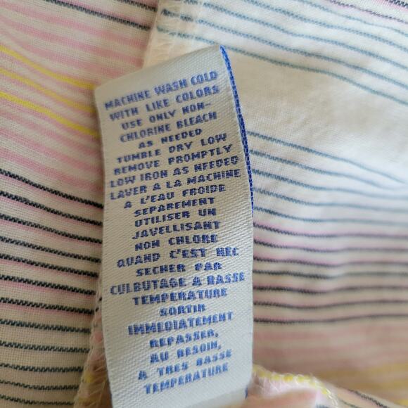 Anthropologie Odille Refracted Tank Tie Back Summer Neutrals Plus Women 14 - Picture 13 of 13